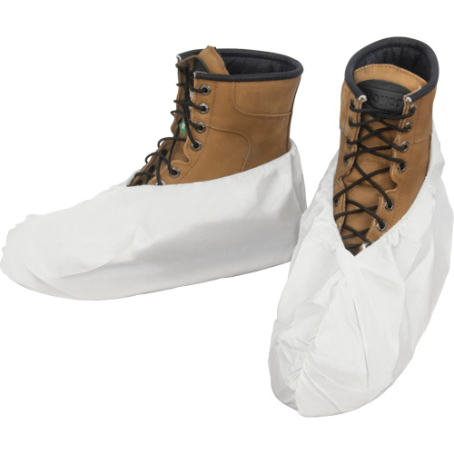 Couvre-chaussures, Taille unique, Microporeux, Blanc Industrial Sales