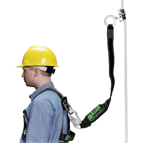 Coulisseau de s&eacute;curit&eacute; trainant, Avec longe Industrial Sales