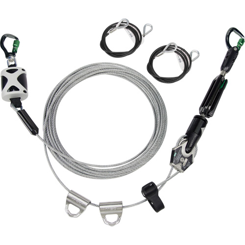 Temporary Horizontal Lifeline, Galvanized Cable Industrial Sales