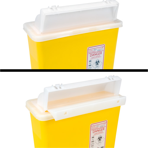 Contenant pour objets pointus et tranchants, Capacit&eacute; de 4,6 L Industrial Sales