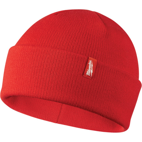 Tuque &agrave; revers, Taille unique, Rouge Industrial Sales