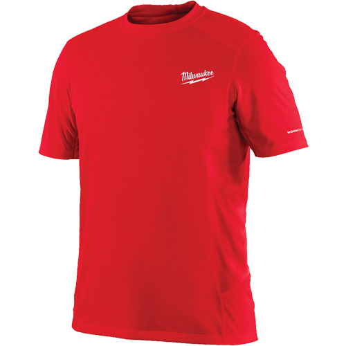 Workskin Short Sleeve Shirt, Men's, Small, Red Industrial Sales