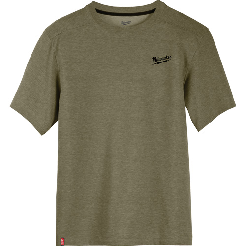 T-shirt de travail hybride, Hommes, Petit, Vert Industrial Sales