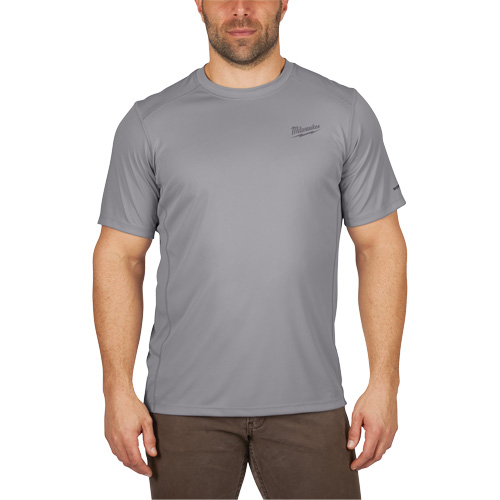 Workskin Lightweight Shirt, Men's, Small, Grey Industrial Sales