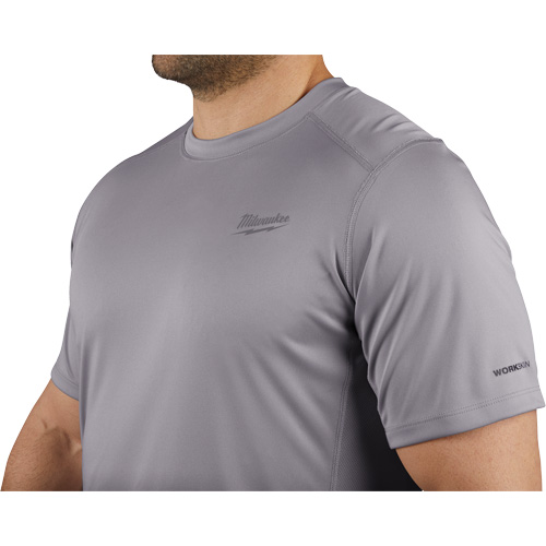 Workskin Lightweight Shirt, Men's, Small, Grey Industrial Sales