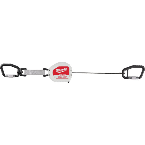 Quick-Connect Tool Lanyard, Retractable, Dual Carabiner Industrial Sales