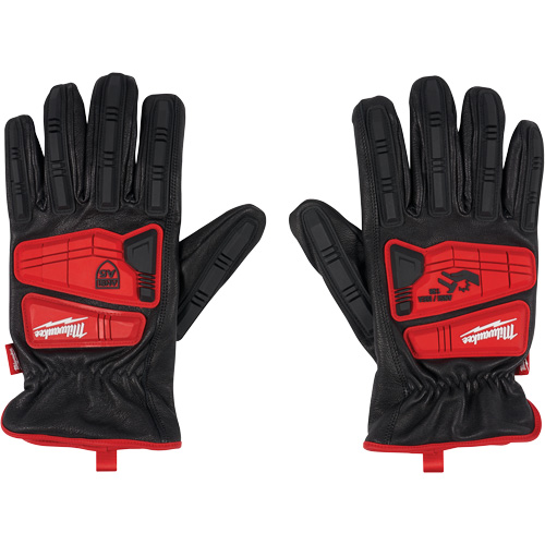 Gants en peau de ch&egrave;vre Impact, Petit, Paume en Cuir fleur Industrial Sales