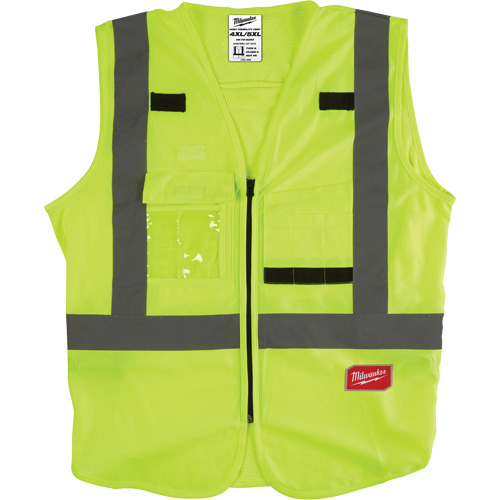 Safety Vest, High Visibility Lime-Yellow, Medium/Small Industrial Sales