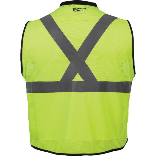 Performance Safety Vest, High Visibility Lime-Yellow, Large/X-Large Industrial Sales