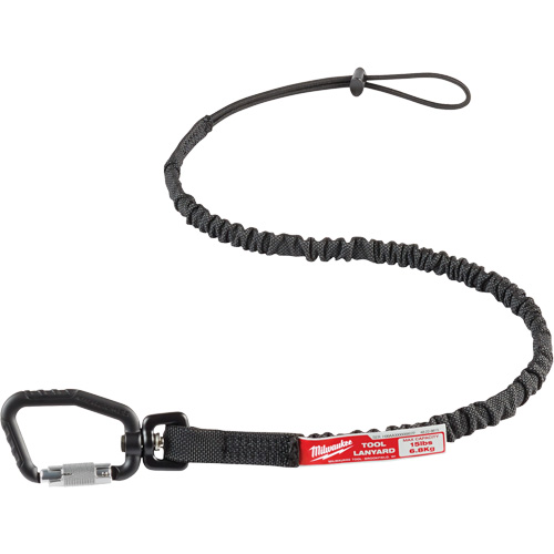 Locking Tool Lanyard, Bungee, Carabiner/Loop Industrial Sales