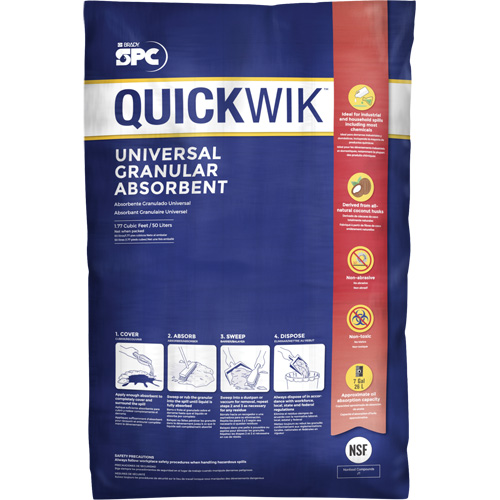 Absorbant granulaire universel Quickwik Industrial Sales