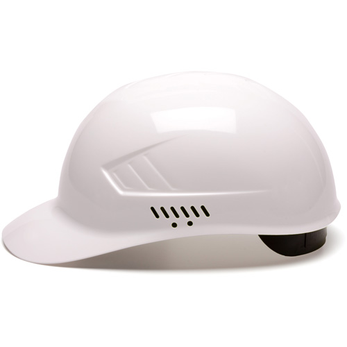 Casquette antichocs Ridgeline, Suspension &agrave; douille, Blanc Industrial Sales