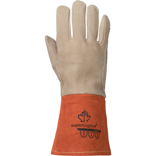 TIG Welding Gloves, Grain Deerskin, Size Medium Industrial Sales