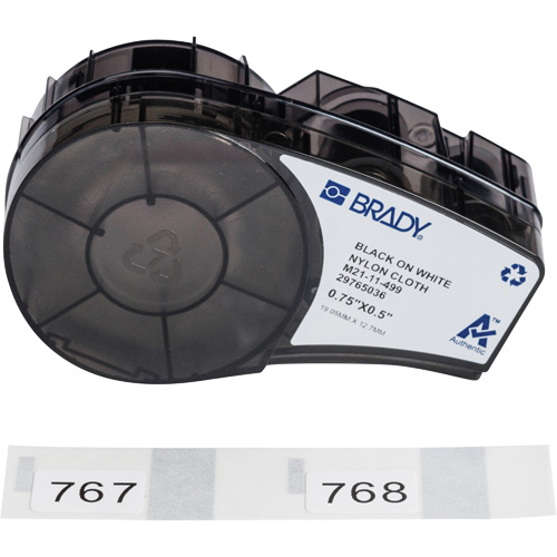 Aggressive Adhesive Multi-Purpose Labels with Ribbon, Black Industrial Sales