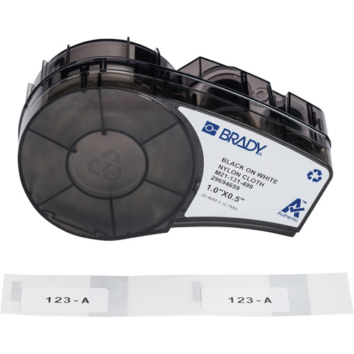 Aggressive Adhesive Multi-Purpose Labels with Ribbon, Black Industrial Sales