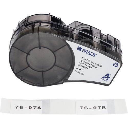 Aggressive Adhesive Multi-Purpose Labels with Ribbon, Black Industrial Sales