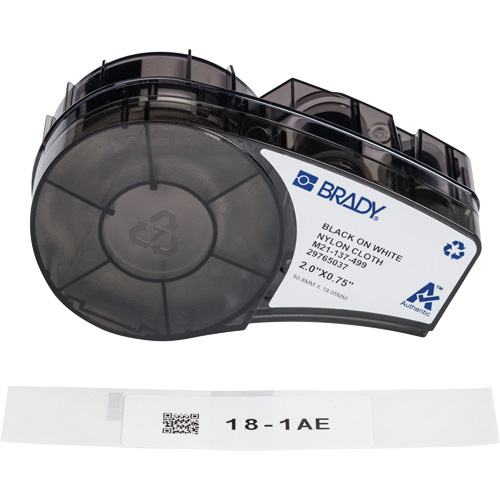 Aggressive Adhesive Multi-Purpose Labels with Ribbon, Black Industrial Sales