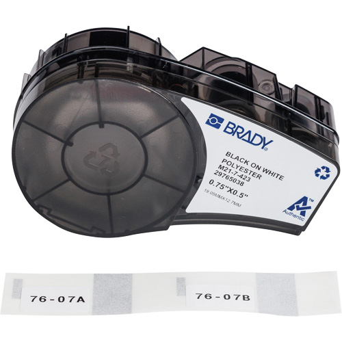 Harsh Environment Multi-Purpose Labels with Ribbon, Black Industrial Sales