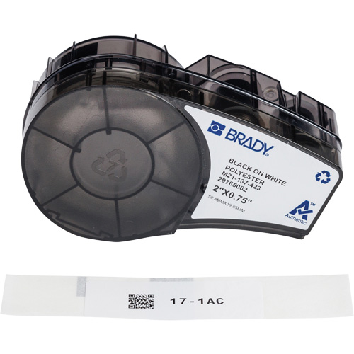 Harsh Environment Multi-Purpose Labels with Ribbon, Black Industrial Sales