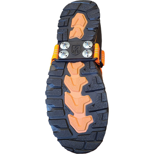 Midcleat&reg; Non-Sparking Ice Cleat, Carbon Steel, Stud Traction, One Size Industrial Sales