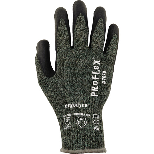 ProFlex 7070 Nitrile Coated Cut-Resistant Gloves, Size Small, 13 Gauge, Nitrile Coated, Aramid Shell, ASTM ANSI Level A7/EN 388 Level F Industrial Sales