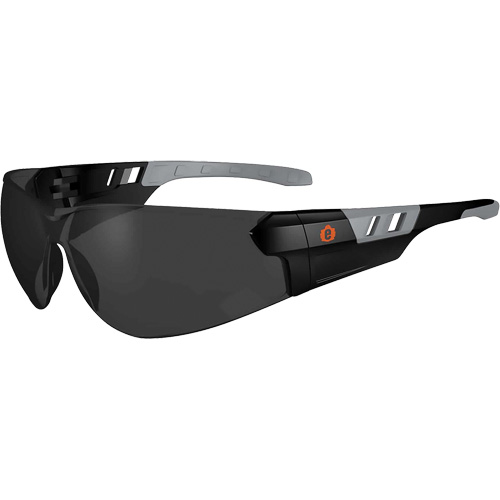 Skullerz SAGA Frameless Safety Glasses, Smoke Lens, Anti-Fog/Anti-Scratch, ANSI Z87+/Meets/Exceeds CSA Z94.3 Industrial Sales