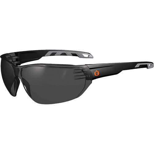 Lunettes de s&eacute;curit&eacute; sans monture Skullerz VALI, Lentille Fum&eacute;e, Anti-&eacute;gratignures, ANSI Z87+/R&eacute;pond ou surpasse la norme CSA Z94.3 Industrial Sales
