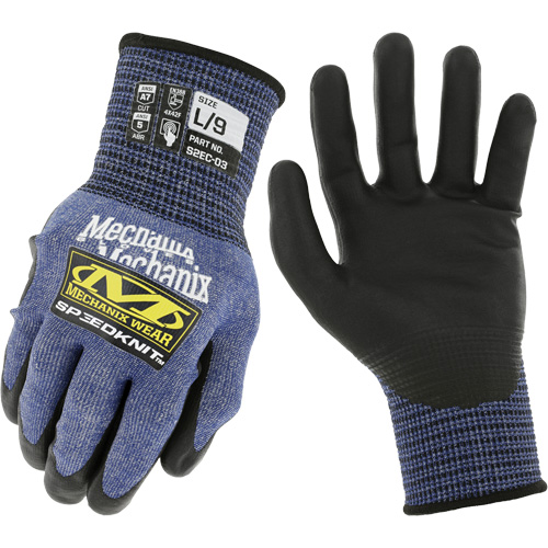 Gants r&eacute;sistants aux coupures SpeeKnit S2EC03, Taille Petit/7, Calibre 18, Rev&ecirc;tement Ur&eacute;thane, Enveloppe en PEHP/Tungst&egrave;ne, ASTM ANSI niveau A7/EN 388 niveau F Industrial Sales