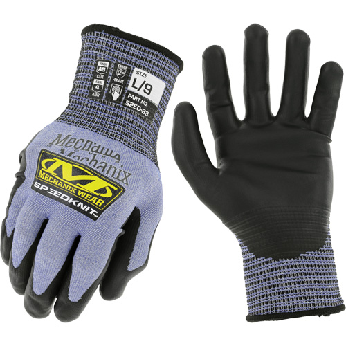 Gants r&eacute;sistants aux coupures SpeeKnit S2EC33, Taille Petit/7, Calibre 18, Rev&ecirc;tement Ur&eacute;thane, Enveloppe en PEHP/Tungst&egrave;ne, ASTM ANSI niveau A5/EN 388 niveau D Industrial Sales