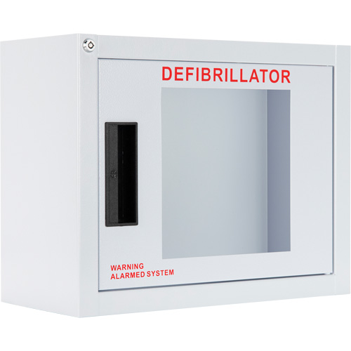 Standard Compact AED Cabinet with Alarm, Philips/Defibtech/Heartsine For, Non-Medical Industrial Sales
