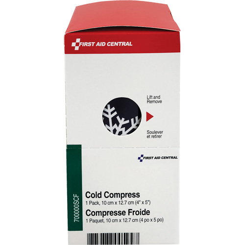 SmartCompliance&reg; Refill Instant Compress, Cold, Single Use, 4" x 5" Industrial Sales