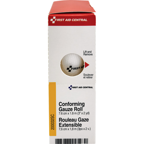 Recharge de bandage en gaze &eacute;tirable et conforme SmartCompliance, Rouleau, 6' lo x 3" la, St&eacute;rile, Dispositif m&eacute;dical Classe 1 Industrial Sales