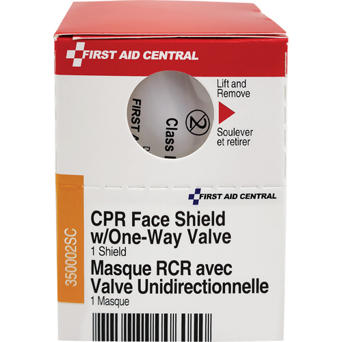 Recharge de visi&egrave;re RCR avec soupape unidirectionnelle SmartCompliance, Masque &agrave; usage unique, Classe 2 Industrial Sales