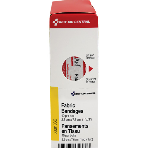 Recharge de bandages adh&eacute;sifs SmartCompliance, Rectangulaire/carr&eacute;e, 3", Tissu, Non st&eacute;rile Industrial Sales
