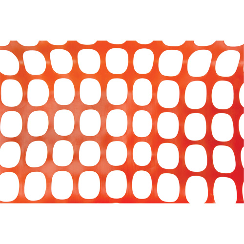 Cl&ocirc;ture de s&eacute;curit&eacute; robuste, 100' lo x 4' la, Orange Industrial Sales