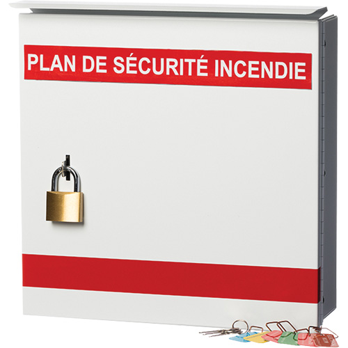 Boîte pour plan de s&eacute;curit&eacute; en cas d'incendie Industrial Sales
