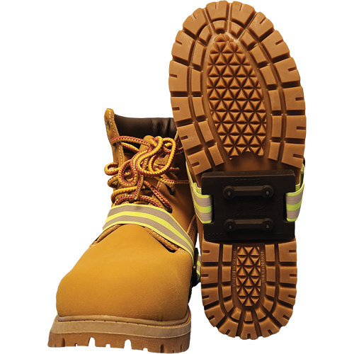 Icetred Mid-Sole Traction Device with Defined Heel, Rubber/Tungsten Carbide, Stud Traction, One Size Industrial Sales