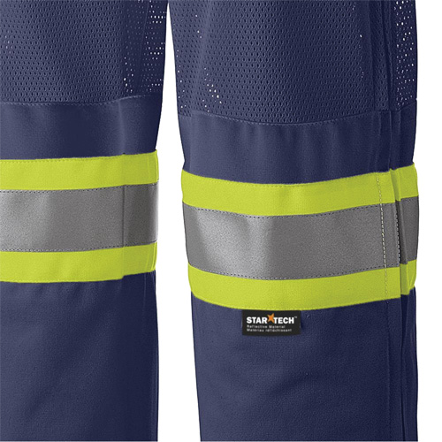 6003P Pantalon de s&eacute;curit&eacute; routi&egrave;re, Polyester, T-petit, Bleu marin Industrial Sales