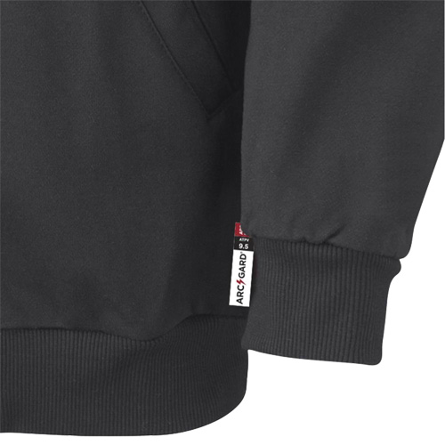 337 Capuche &agrave; fermeture &eacute;clair ignifug&eacute;e, Hommes, T-petit, Noir, 22 cal/cm² Industrial Sales