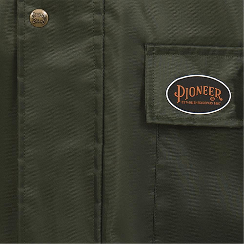 D8120J Manteau &agrave; capuchon ind&eacute;chirable Nailhead pour planteur d'arbres, Polyester/PVC, T-petit, Vert Industrial Sales