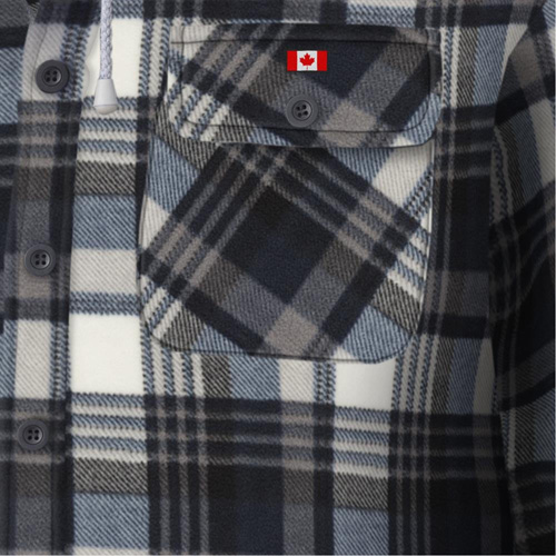 415BG Chemise &agrave; capuche matelass&eacute;e, Hommes, T-petit, Multicolore Industrial Sales