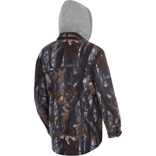 415CM Quilted Hooded Shirt, Men's, X-Small, Multi-Colour Industrial Sales