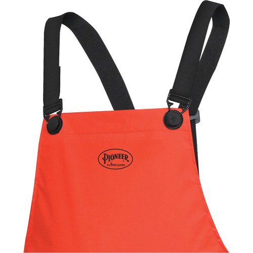 576P FR Safety Bib Pants, Small, High Visibility Orange Industrial Sales