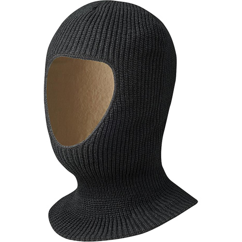5562A Cagoule doubl&eacute;e &agrave; un trou, Noir Industrial Sales