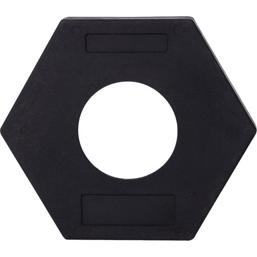 2320 Base de poteau d&eacute;lin&eacute;ateur empilable, 17 lb Industrial Sales