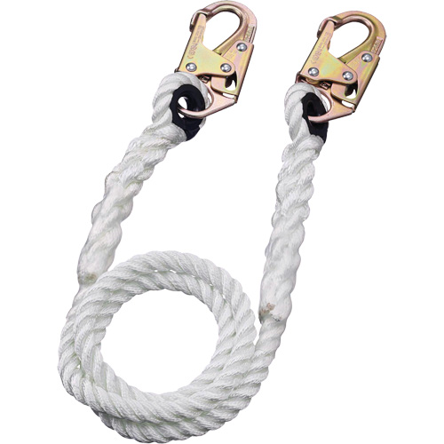 LAN-1222-6 Longe de retenue en corde, 1 branches, 6', Classe CSA A Industrial Sales