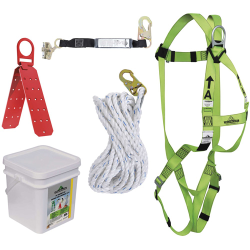 RK4-50 Ensemble de protection contre les chutes, Trousses pour couvreur de toit Industrial Sales