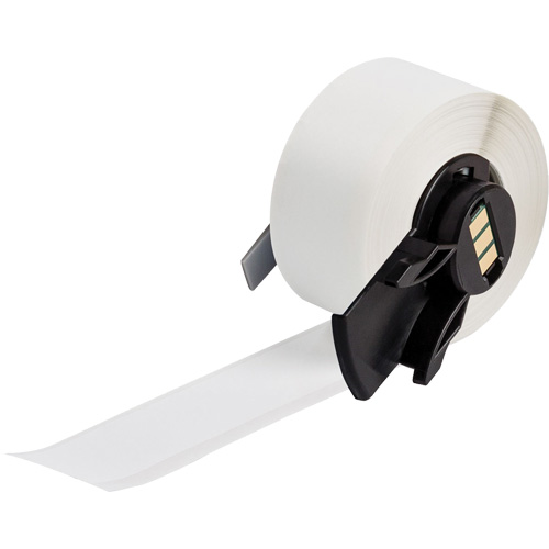 Multi-Purpose Label Tape, Vinyl, White, 1" Width Industrial Sales