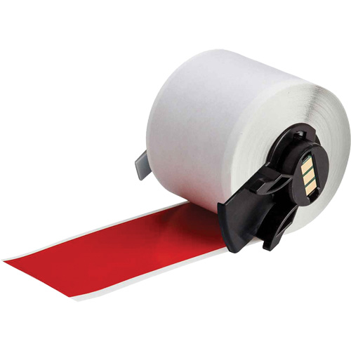 Multi-Purpose Label Tape, Vinyl, Red, 1.9" Width Industrial Sales