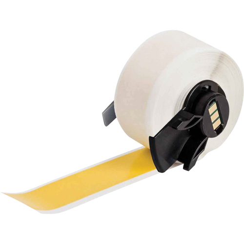 Multi-Purpose Label Tape, Vinyl, Yellow, 1.9" Width Industrial Sales
